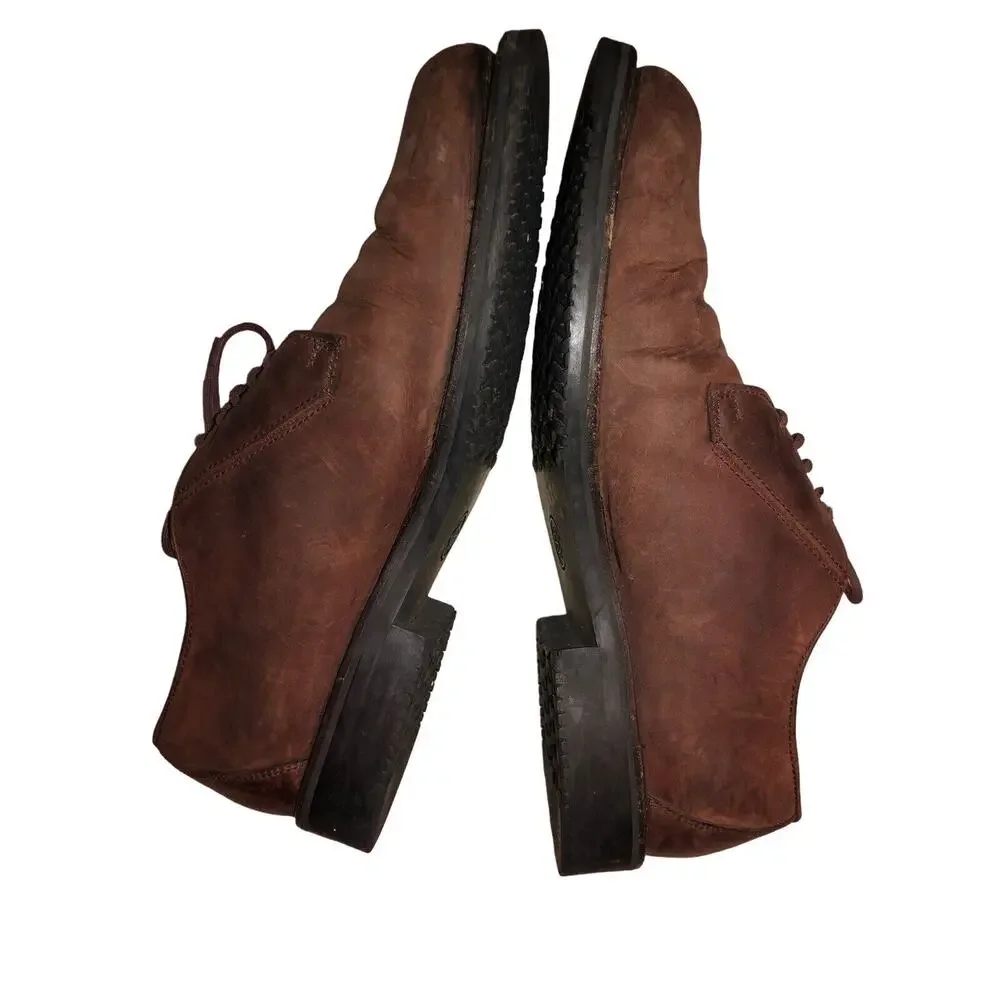 Cole Haan Men Shoe Size 12M Brown Oxford Dress‎ Pre Owned C00068